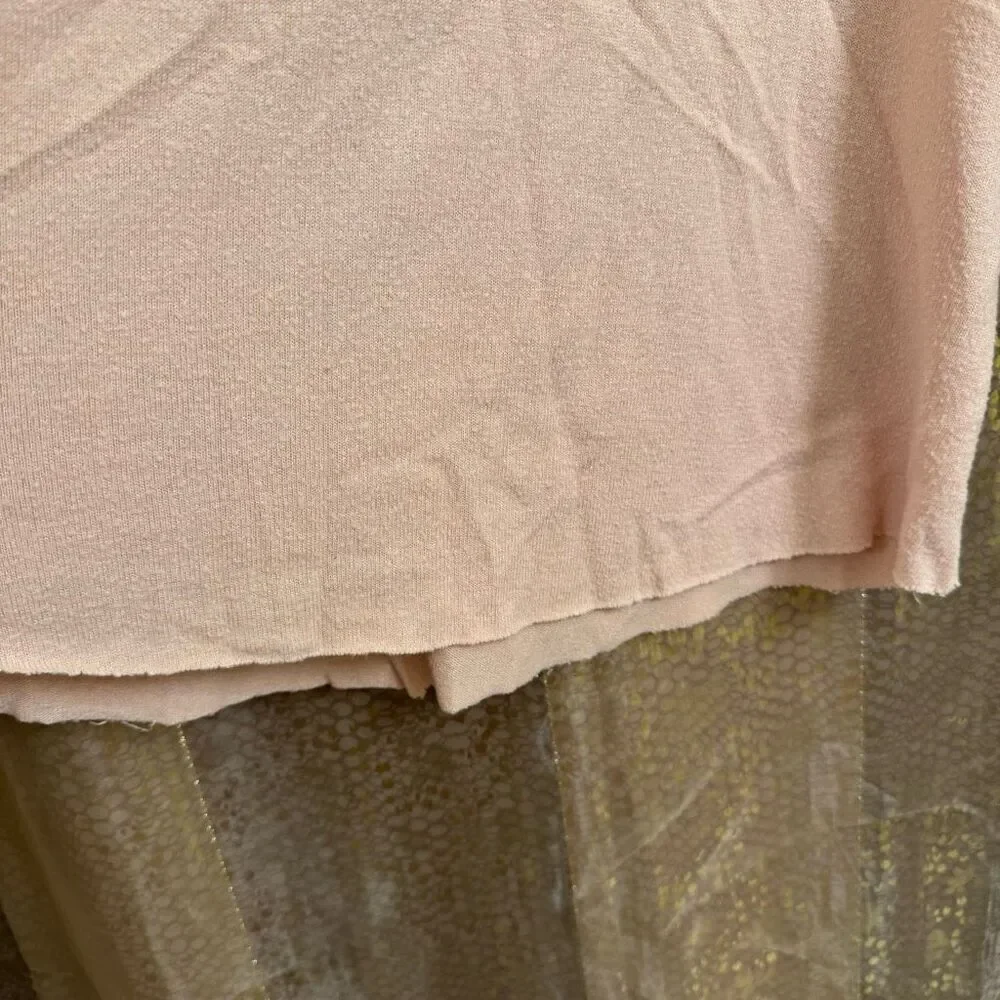 Free People We The Free Light Pink Stretchy Cozy Stretchy Rayon Tank Top Small
